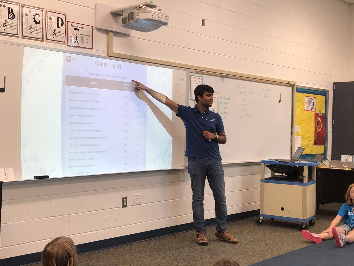BeebeExplorers's tweet image. Huge thanks to Dev Seth @DukeU for being our guest speaker @MangumExplorers #CodeScoutsCamp today! 🏕💻💡✏️📕 Students enjoyed seeing different applications for coding and how you are studying coding self-driving cars. #weareDPS