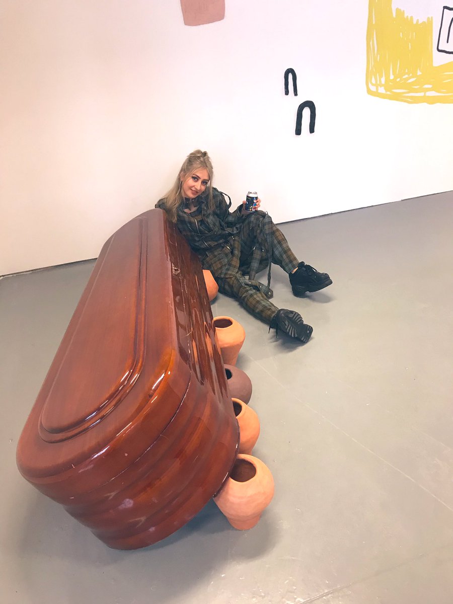 Wearing <a href="/FollowWestwood/">Vivienne Westwood</a> tartan green bondage suit to match my tongue and cheek work exhibited in <a href="/blinked2019/">BLINKED EXHIBITION</a>