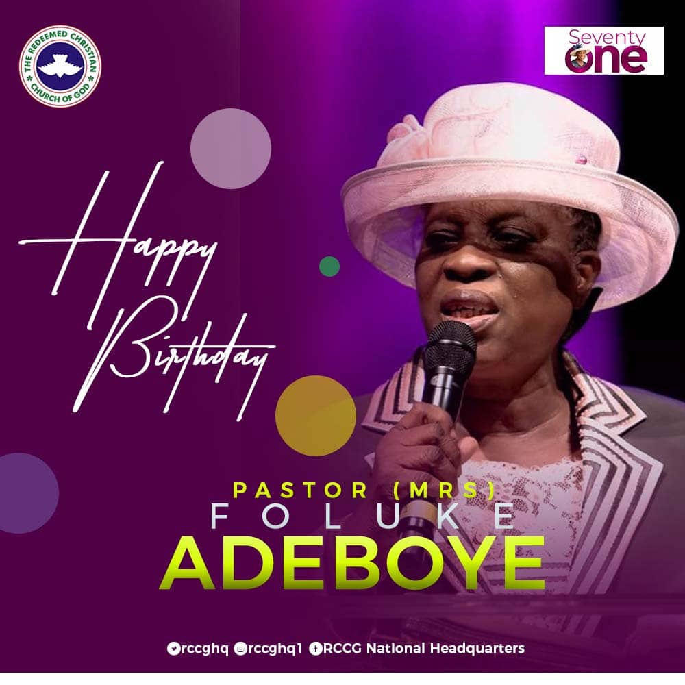 rccghq's tweet photo. Dear Mother-in-Israel,

We join you to sing your best song,

🎶I never see this kind God before o, wonder wonder, wonder wonder!

Indeed mummy, God has been faithful to you over the years; and He'll never stop in Jesus' name.

More life to your years Mummy G. O.
#MGO71 #Gratitude https://t.co/jvuqWj2aZw