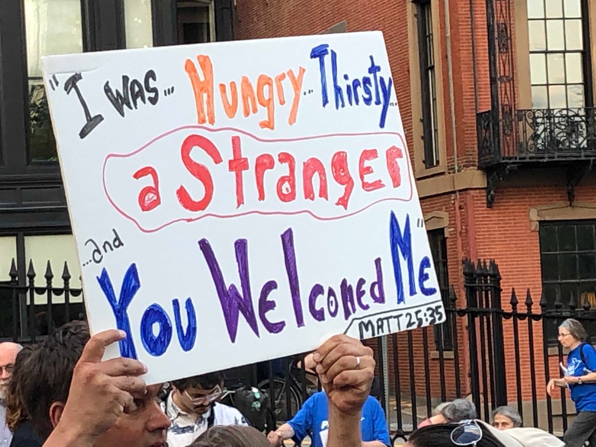 True Christianity. #LightsforLiberty #Immigrants #ChildrenInCages