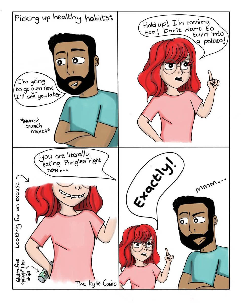 kyliemart07's tweet photo. Healthy Habits: feeling left out but also really liking snacks 😂
https://t.co/3equf62maG
#WebComicSeries #WebComic #Illustration #IllustrativeComic #Illustrator #ThingsThatHappenInRealLife #TheKylieComic https://t.co/TDN8PyVXVQ