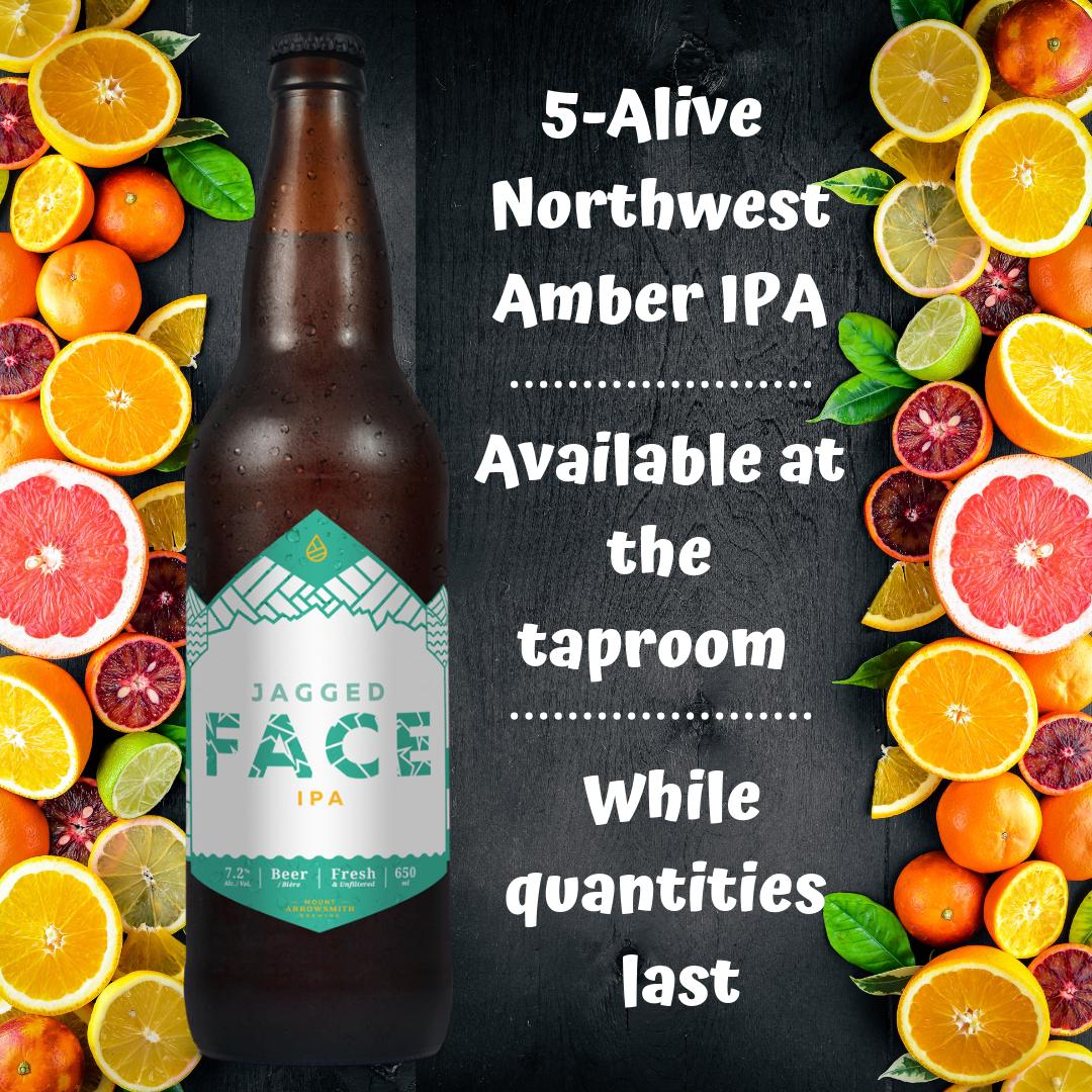 Northwest amber IPA re-fermented with freshly squeezed juice and zest of lemons, limes, grapefruits, oranges and tangerines. 
**No Growler fills*
#weekend #MABrewing #islandviewmountainview #MYPQB ##parksvillecraftbeer #craftbeerlife #bcbeer #drinklocal #fruity #5 #alive #summer