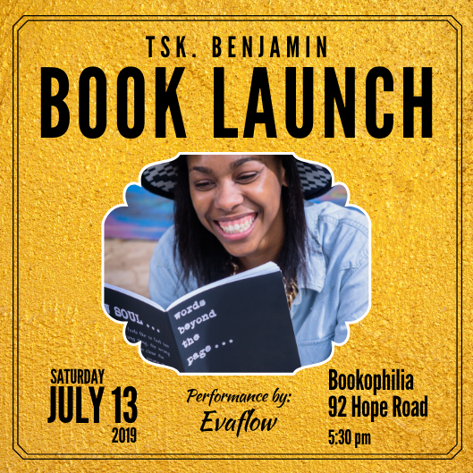 Bookophilia's tweet photo. 92 Hope Road is the place to be TOMORROW, July 13, 2019 at 5:30 pm for @tskbenjamin book launch of "Words Beyond the Page".
Come out to Bookophilia this Saturday for enlightening words, lively performances and good vibes.
#bookophilia #tskbenjamin #WordsBeyondthePage https://t.co/tqJfNlhA4O