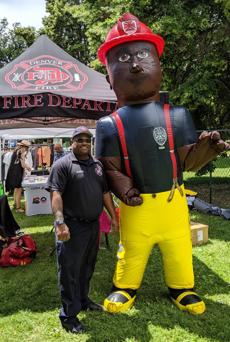 Denver_Fire's tweet photo. DFD recruiters are at the 33rd Annual Colorado Black Arts Festival at @CityofDenver City Park. Stop by for great art, food, fun, & music. Also learn about awesome career opportunities with the Denver Fire Department! #DenverFD @DenSafetyDept @scfd_co https://t.co/YrS7E1WBcV https://t.co/d98pZZLz6x