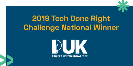knowledge_block's tweet photo. We are excited to announce that @puklabs was selected as one of the winners of the @KaporCenter’s $1M Tech Done Right National Challenge.  @puklabs will be awarded $100,000 to build a more diverse and inclusive tech economy locally and nationally. https://t.co/zD20zRlHjM