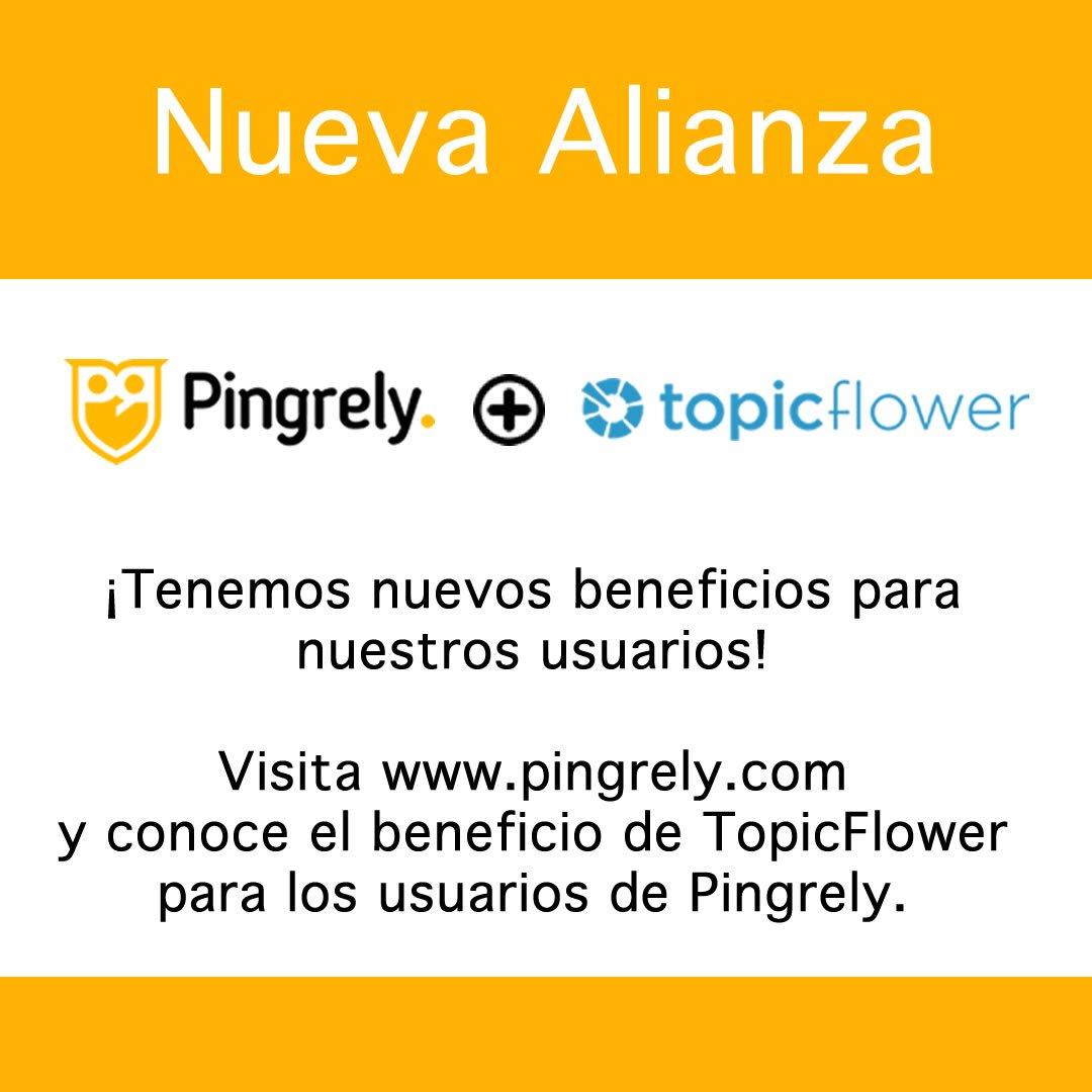 PingRely's tweet photo. ¡Si eres usuario de Pingrely no te pierdas este beneficio de @TopicFlower pensado especialmente para ti! #website #websitemonitor #uptime #monitoring #monitores https://t.co/Xu4AEv1Izl