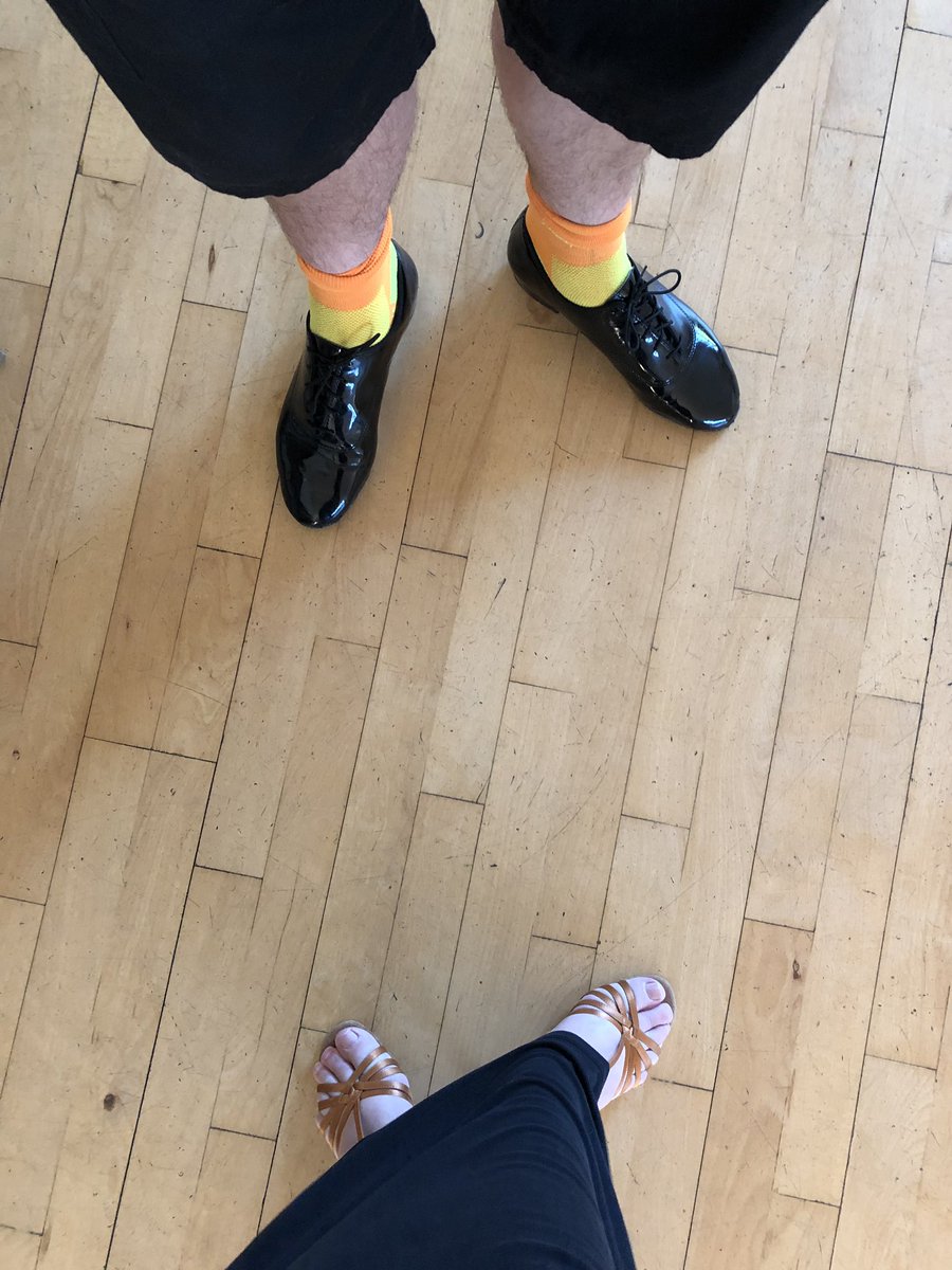 DeadPigeonSoc's tweet photo. Well it’s definitely a look Mr Dead Pigeon! @IDSdanceSHOES #hawaiitheme https://t.co/vjPqpRrUtb