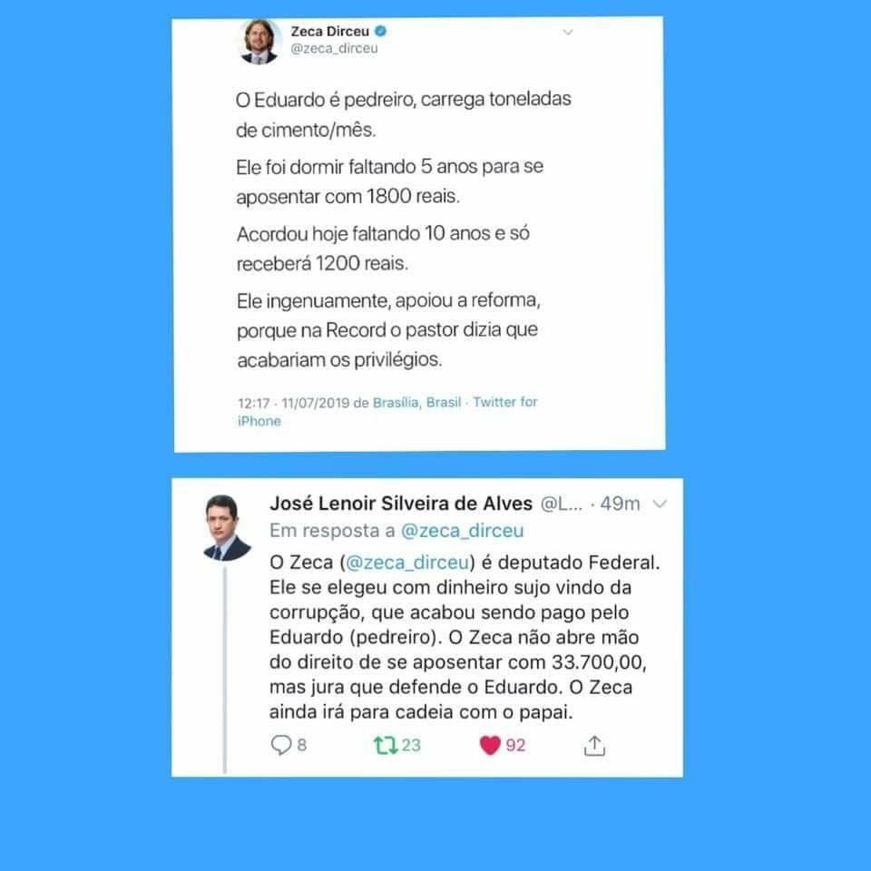 Tem que expor toda a hipocrisia da esquerda, sempre falando uma coisa e fazendo outra, sempre enganando o pobre pra ficar rico e no poder. Quero ver viver de acordo com o que prega. Ou, simplificando, por que nao vai pra Cuba? RT <a href="/roxmo/">Roger Rocha Moreira</a>: