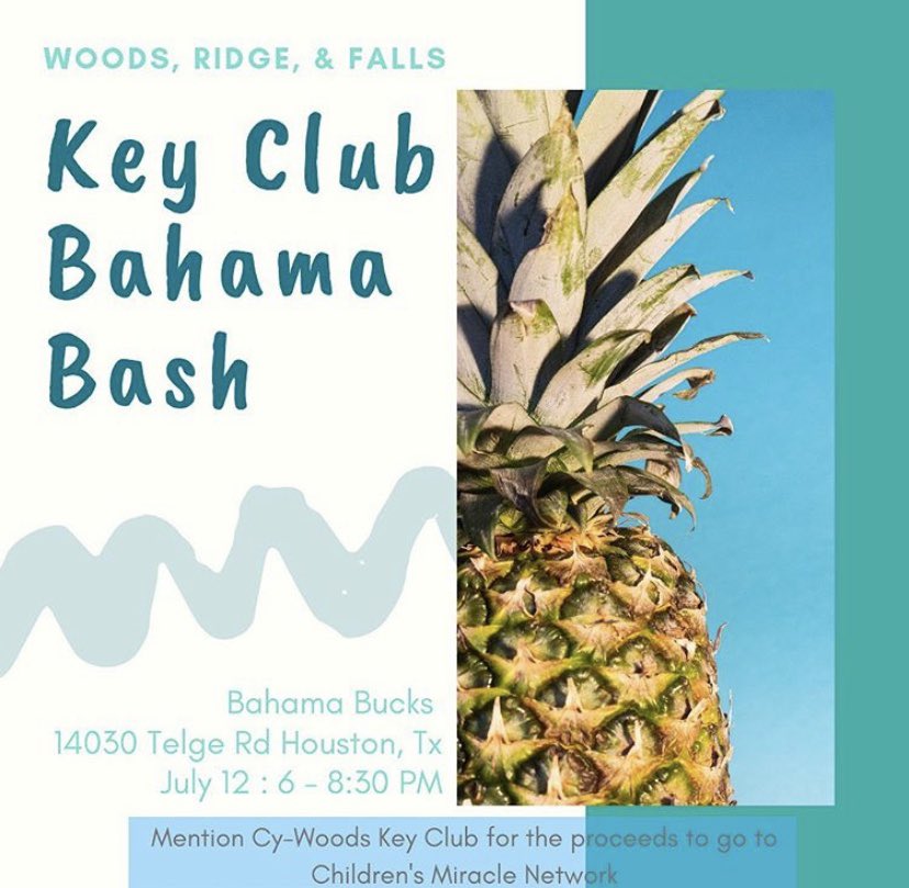 CyWoodsKeyClub's tweet photo. Today’s the day!! Come see Cy Woods, Cy Ridge and Cy Falls Key Club members at bahama bucks!! https://t.co/ycnYCcdqS4