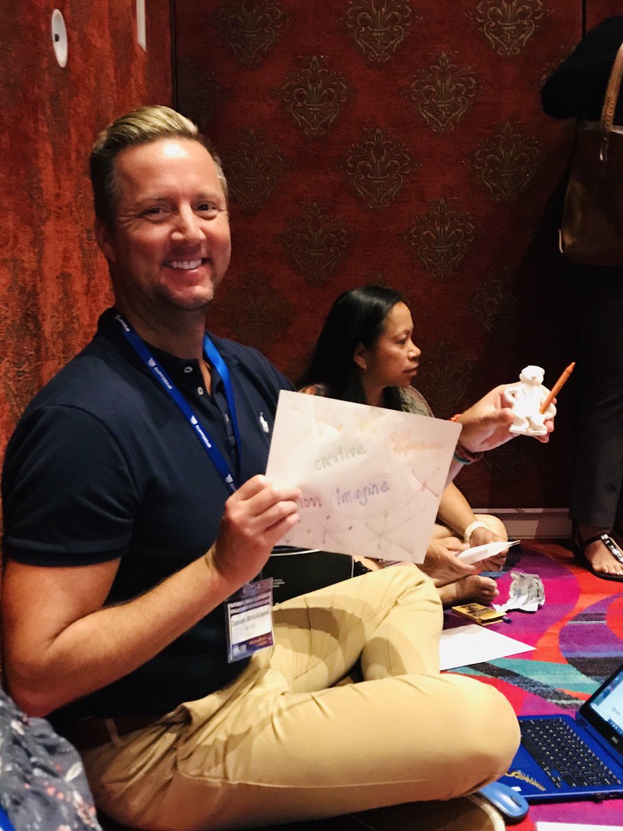 ShaneBarham1976's tweet photo. Creative Leadership transforms schools. Art is a universal language. Everyone is creative. Build relationships with families through the arts. Let students &amp; parents enjoy creative experiences. @FCEnetwork @WCPSS_TitleI @WCPSS @JasonPStrick919 @MrsAdamsEdu #FCEConf19 https://t.co/e9htqMCJ1y