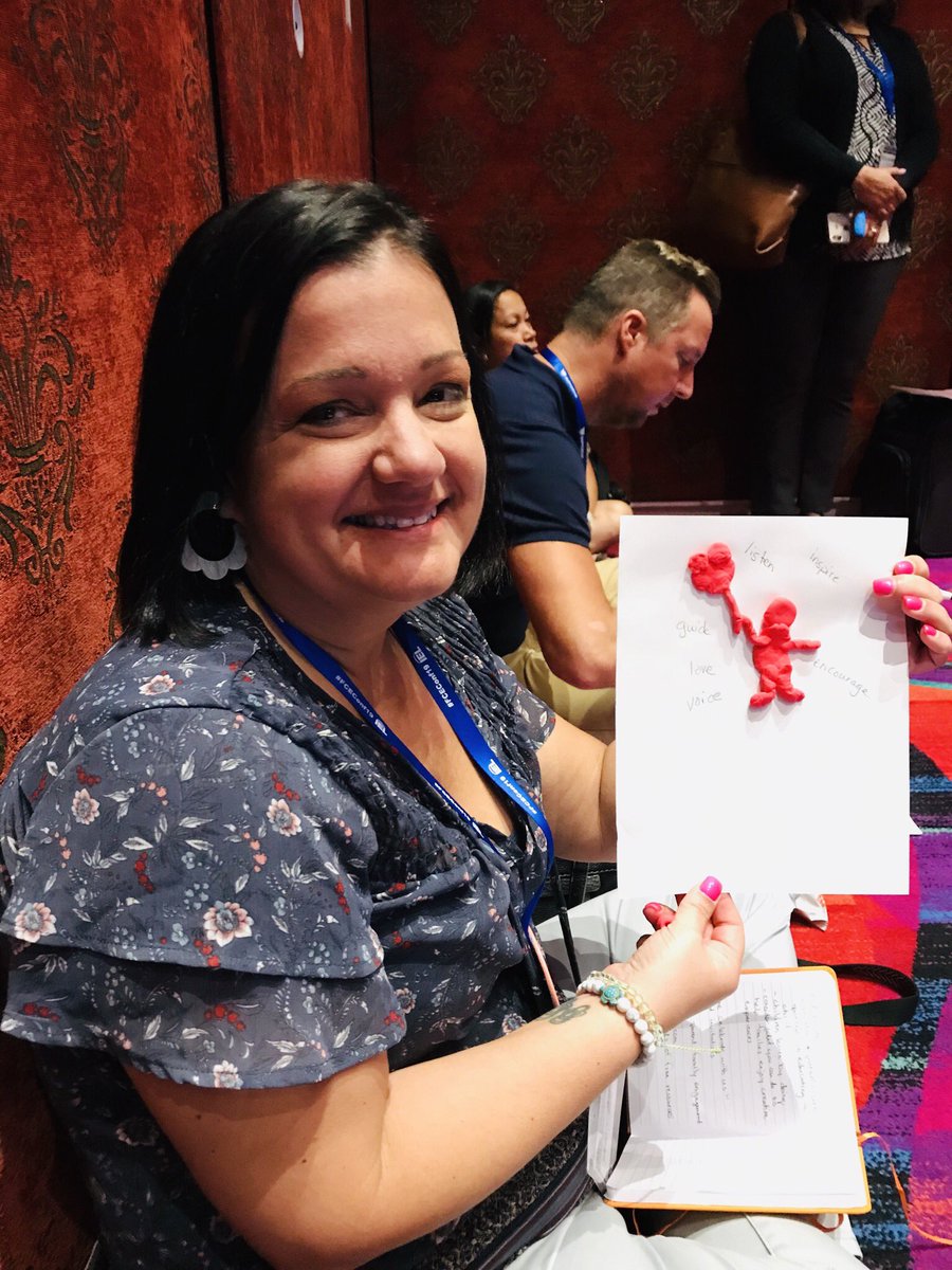 ShaneBarham1976's tweet photo. Creative Leadership transforms schools. Art is a universal language. Everyone is creative. Build relationships with families through the arts. Let students &amp; parents enjoy creative experiences. @FCEnetwork @WCPSS_TitleI @WCPSS @JasonPStrick919 @MrsAdamsEdu #FCEConf19 https://t.co/e9htqMCJ1y
