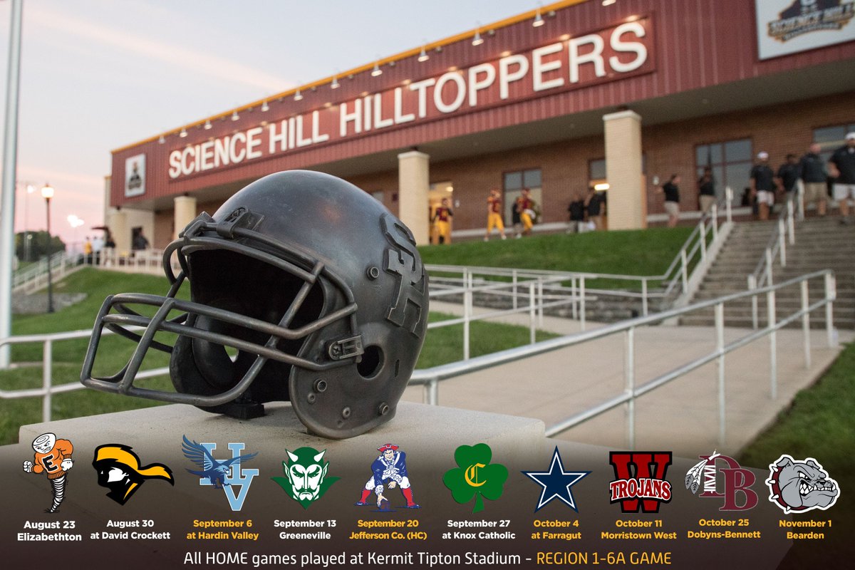 jcityTNschools's tweet photo. We are just six weeks away from the start of the 2019 @ScienceHill_FB season! Here are a couple of schedule wallpapers to show your support for the 'Toppers. #Topper4Life #SHHSToppers https://t.co/iliwVtzAKl