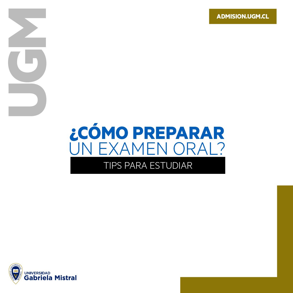 ugmistral's tweet photo. ¿Los exámenes orales te son incomodos por los nervios? ¡Tranquilo/a! Hoy te daremos unos trucos para prepararlos y salir con éxito 😎✅ https://t.co/L8sBaPdvkl