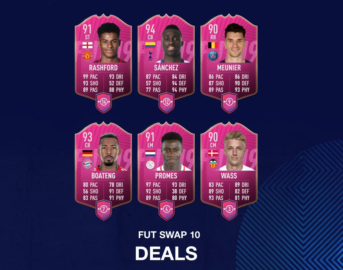 FUTBIBLE_1's tweet photo. *UPDATE*
#FUTSwap10 TRACKER

#WEEKLYOBJECTIVES

Gold Players: Max. 2| Silver: Min. 6 | Bronze: Min.3 | Min. difficulty: Professional in Squad Battles 

Score 10 goals using French Players in Rivals matches

#FUT #FUT19 #FIFA19 https://t.co/z7ARGwZzFe