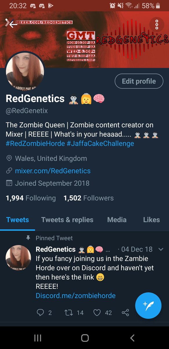 RedGenetics 🧟‍♀️🧠 tweet media