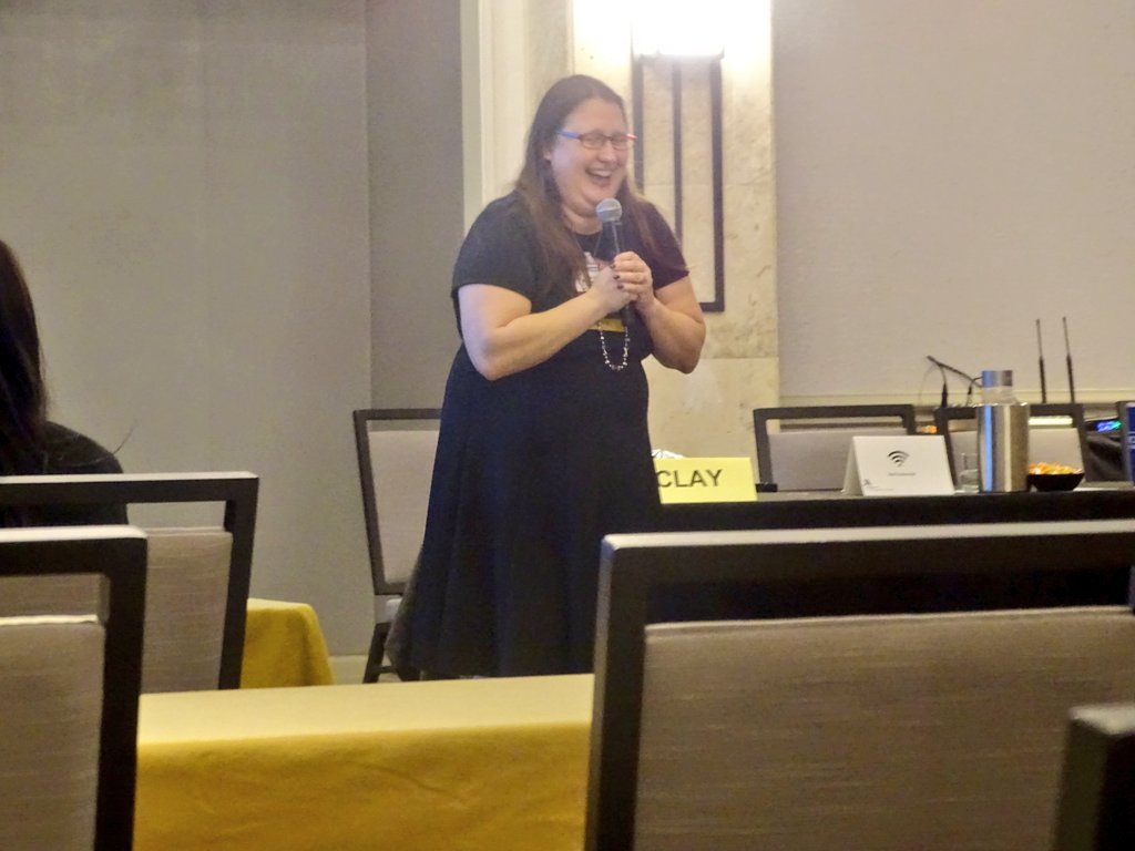 TheFlaBar's tweet photo. What an IMPORTANT afternoon sesh at #VBLC19 up next, starring @FLWellLawyers' Mandi Clay!
Topic: "Winning The Battle: Mental Health & Wellness."
Mandi is making a SUPER-serious topic SUPER entertaining with anecdotes about her own life & law career - and how she "got well." https://t.co/YUae0zmBxZ
