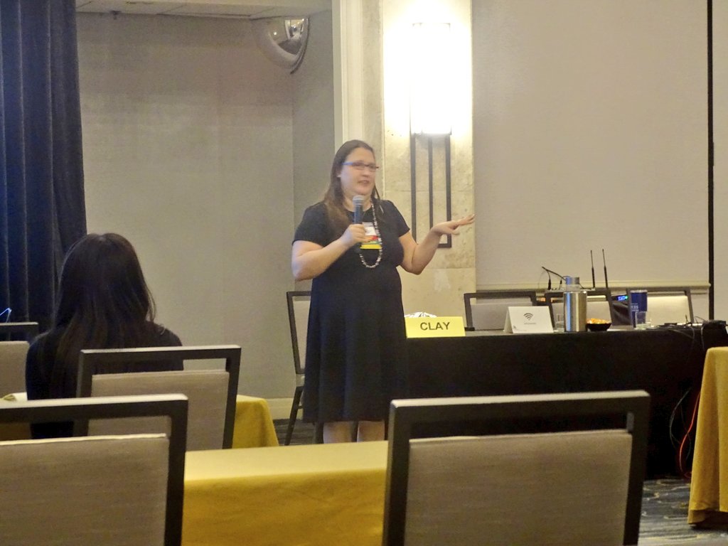 TheFlaBar's tweet photo. What an IMPORTANT afternoon sesh at #VBLC19 up next, starring @FLWellLawyers' Mandi Clay!
Topic: "Winning The Battle: Mental Health & Wellness."
Mandi is making a SUPER-serious topic SUPER entertaining with anecdotes about her own life & law career - and how she "got well." https://t.co/YUae0zmBxZ