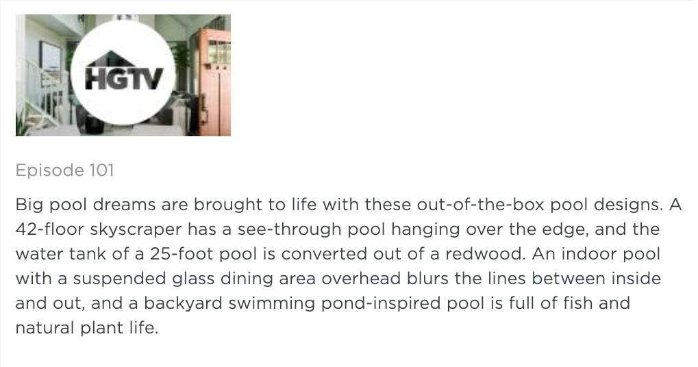 jacksonryanarch's tweet photo. Tune in to HGTV tomorrow, July 13th, at 9pm CST to see our own Julian Pittman discussing the amazing pool at Market Square Tower Apartments in Houston, TX. https://t.co/p4sVDNAef9