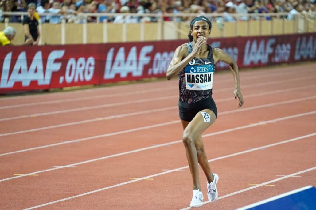 4:12.33. NEW WORLD RECORD. SIFAN HASSAN🙌🙌🙌🙌 #MonacoDL 

📸: <a href="/Diamond_League/">Wanda Diamond League</a>