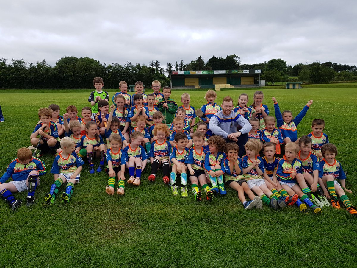 Final day of Cúl Camp. Thanks to Mikey Breen for calling in to see all the kids. Thanks to JP Grace & his coaches, our U16 players, Sinead, Carol & Sinead. Special mention to Lily you completed her 29th summer camp today & everyone else who made the week a success. #GAA #CùlCamp