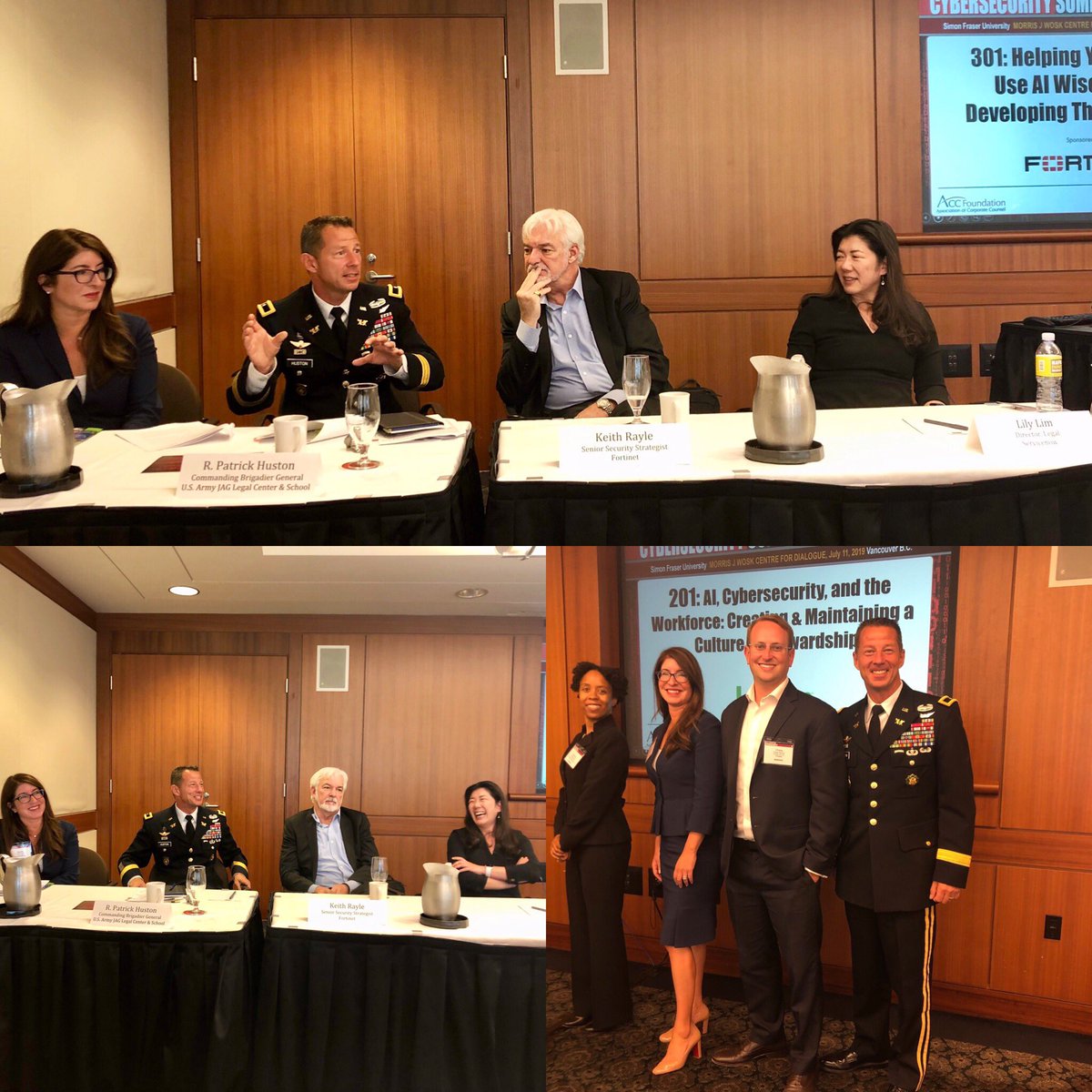 natalie_sanfran's tweet photo. Thank you @ACCFoundation Cybersecurity Summit Canada for a fantastic event. Our panels addressesd top ways employers can protect themselves from cyber vulnerabilities, as well as guideposts to adopt #AI and #advancingtechnologies into the #workplace, while overcoming #risk. https://t.co/rkU5z95GOl