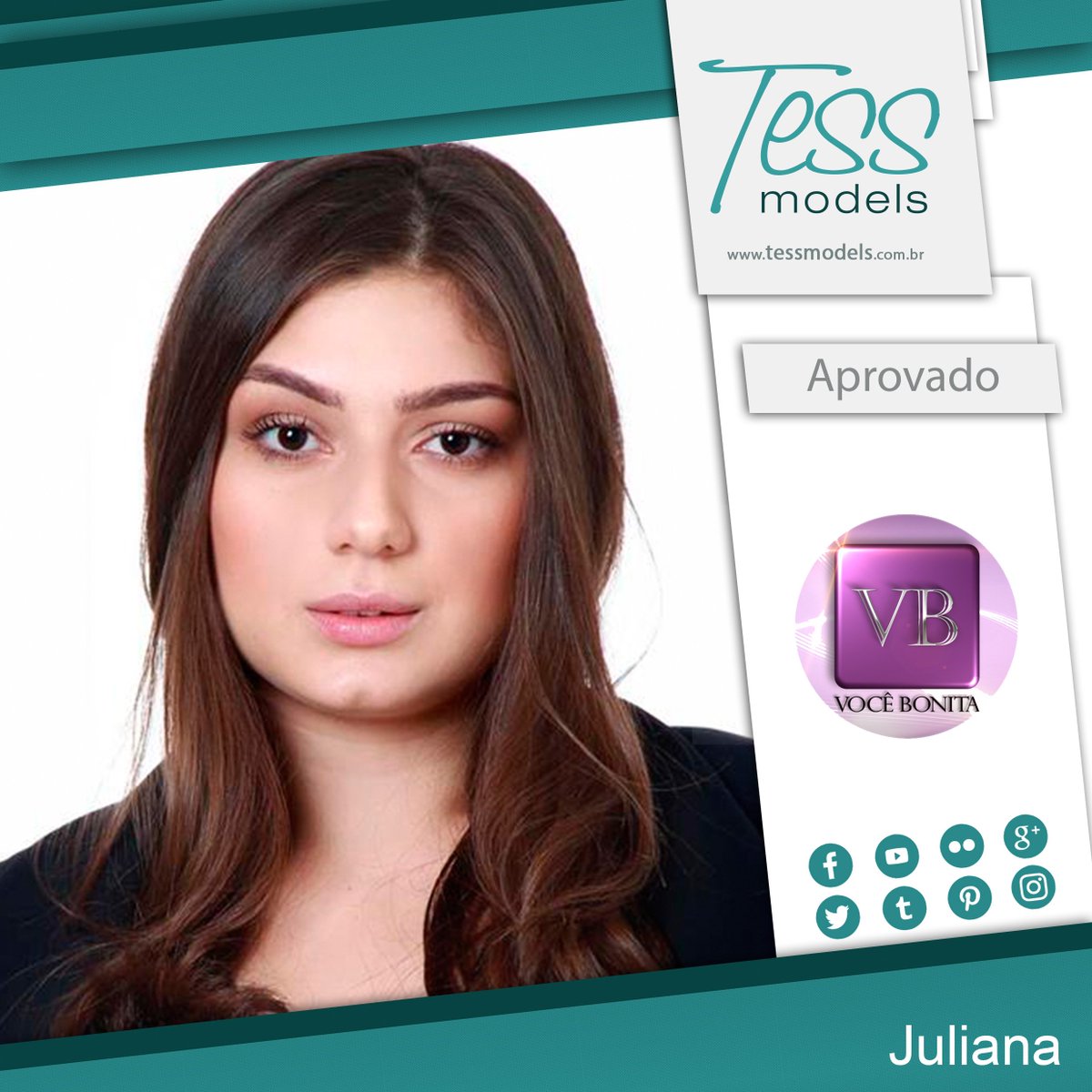 tessmodels_'s tweet photo. Uma das nossas modelos Juliana, foi aprovada para um trabalho no programa Você Bonita, sobre Estética.

Parabéns. Você arrasou! 👏 https://t.co/L7TgYtzhQz