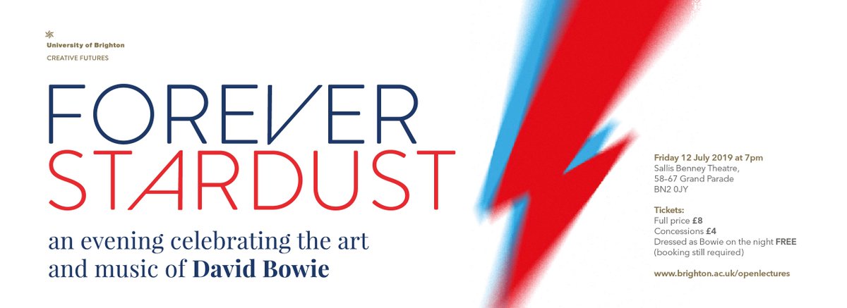 Forever Stardust: Celebrating the Art and Music of David Bowie – our final speaker Martin James @solentuni rounding off a fantastic series of talks @MediaAtBrighton #DavidBowie #brighton #UoBStardust #spaceoddity blogs.brighton.ac.uk/davidbowienigh…