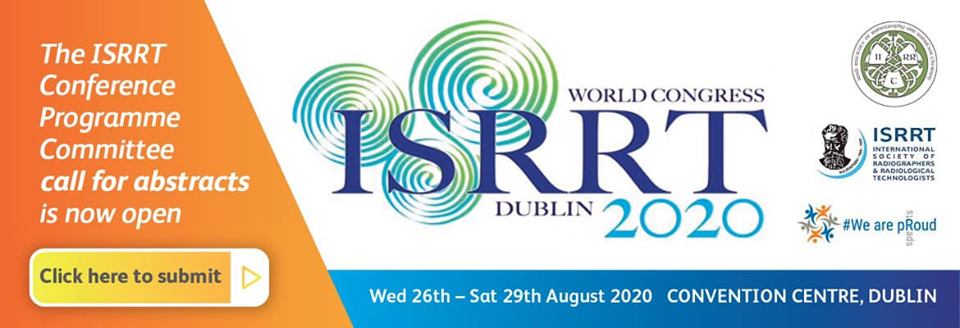 iirrt's tweet photo. REMINDER: The call for abstracts for ISRRT World Congress Dublin 2020 is now open. Present your work to an international audience! 
Please click on the link for more info: https://t.co/r4ExojkSz5 and also the Congress website: https://t.co/cXVLAe60VV https://t.co/ZHo2ZedLEj