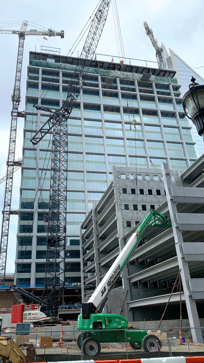 WBMGroupPLLC's tweet photo. Congratulations to the Ally Charlotte Center team for reaching a great milestone in construction with the topping out of the building.  We were proud to be on site for the event! https://t.co/e1g4dPWGWr