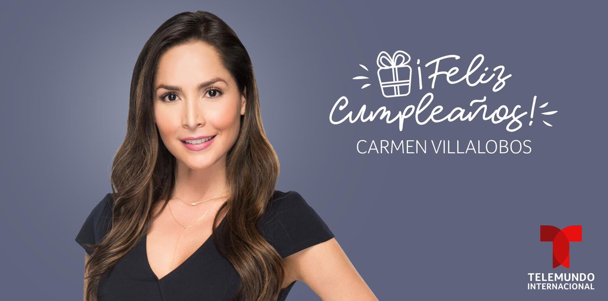 TelemundoIntl's tweet photo. ¡Nuestra querida @CVillaloboss cumple años hoy! ¿Qué le regalarías a una de las colombianas más queridas de #TelemundoInternacional? 👇🎂🎁🎈 https://t.co/w7th3db7Qf