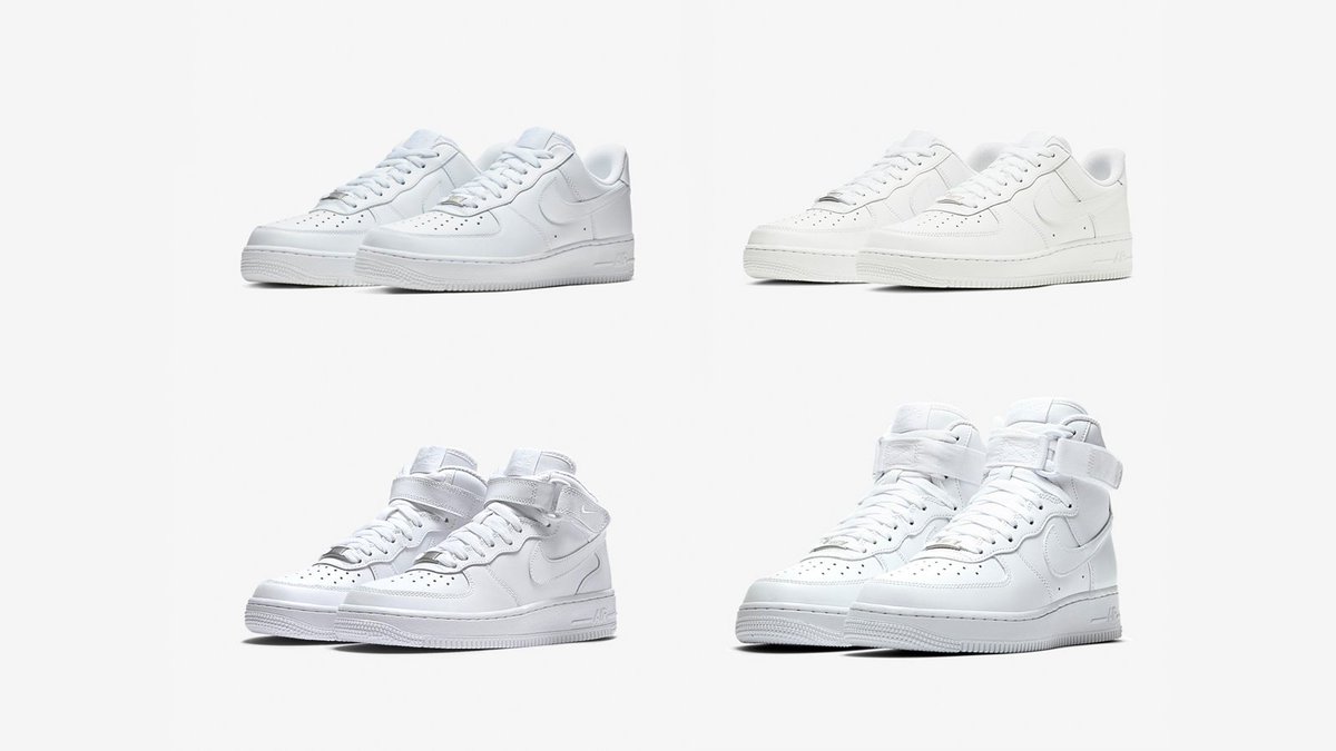 SOLELINKS's tweet image. Ad: Grab a pair of Nike Air Force 1 'Triple White' Collection via @footlocker 

Low
Mens:bit.ly/2JAK7gk
Womens:bit.ly/2LkrArY

Mid:bit.ly/30w5Fl6
High:bit.ly/2xN4YHD