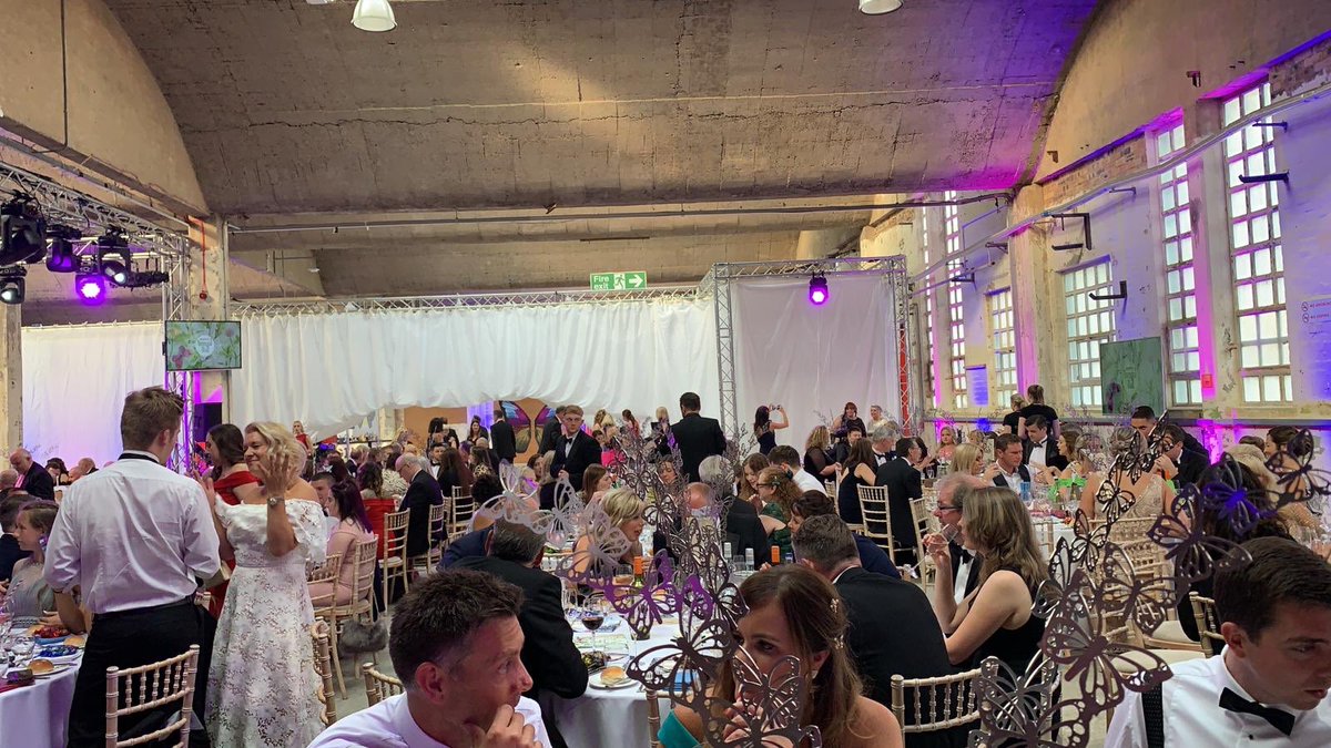 StratSols's tweet photo. We are having a splendid night at the @DonnaLouiseUK ball in a wonderful venue @SpodeWorks. Thank you to @HSBC_UK for the invite. We are having, well, a ball. 😂😂🥳 https://t.co/THTSu2DcCt
