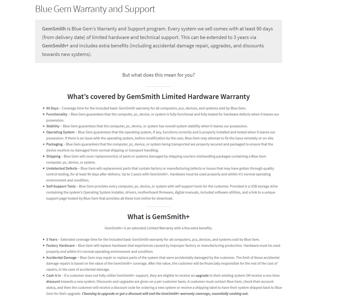 OpenGem's tweet photo. And last, but not least, we offer Warranty and Support for our builds

Extended Warranty can even be counted towards a discount to a new system, if the warranty was unused, making upgrades cheaper later on

More information: https://t.co/kckI2TGXE4 https://t.co/KbTxNpBXsl