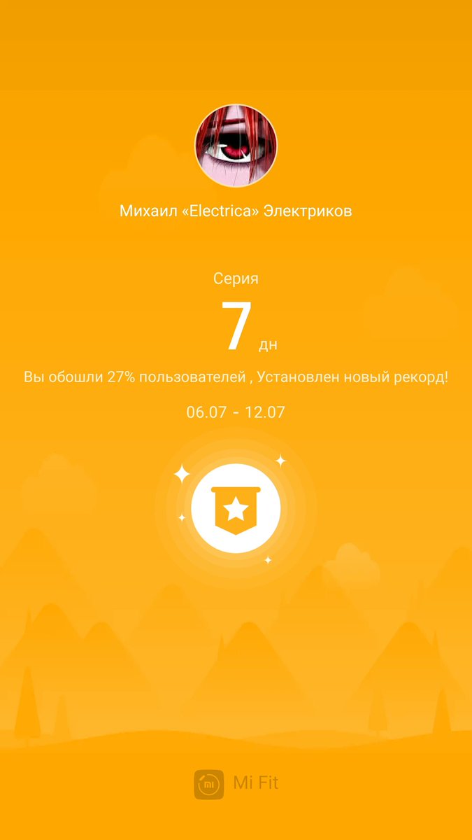 Mi Fit
Моя активность