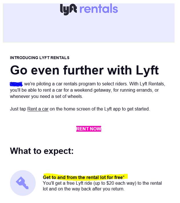 FleetChrisBrown's tweet photo. #Lyft and #ridehailing renting cars? This could be big. But who owns the fleet, Lyft's #ExpressDrive partners #Avis, #Hertz, or Flexdrive? You'd think Avis and Hertz wouldn't want to compete with their own service. https://t.co/jTmRTLtupE