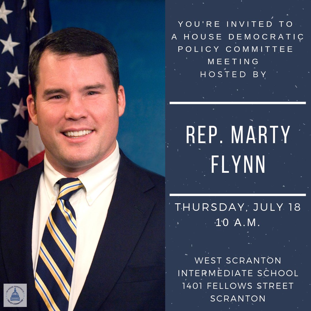 PADemPolicy's tweet image. The Policy Committee is heading to #NEPA next week! Follow along as we discuss #careerandtechnical education, #windenergy, and #faireducation funding • @RepSchweyer | @RepBridget | @RepFlynn