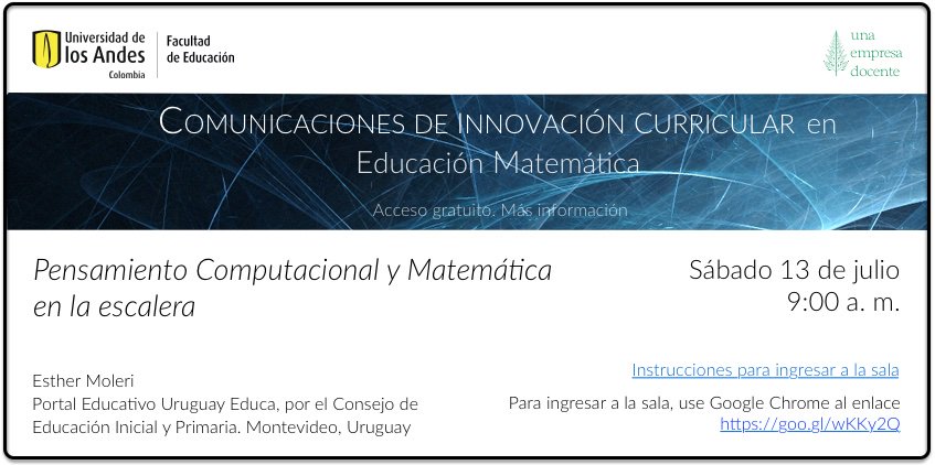 uedUniandes's tweet image. ¡No se la pierda!
Mañana sábado 13 de julio a las 9:00 a.m. (hora de Colombia)
Acceso abierto a la sala virtual ☞ goo.gl/wKKy2Q
Al finalizar la sesión, podrá interactuar con la ponente.
Más información en ued.uniandes.edu.co/Difusión/Comun…