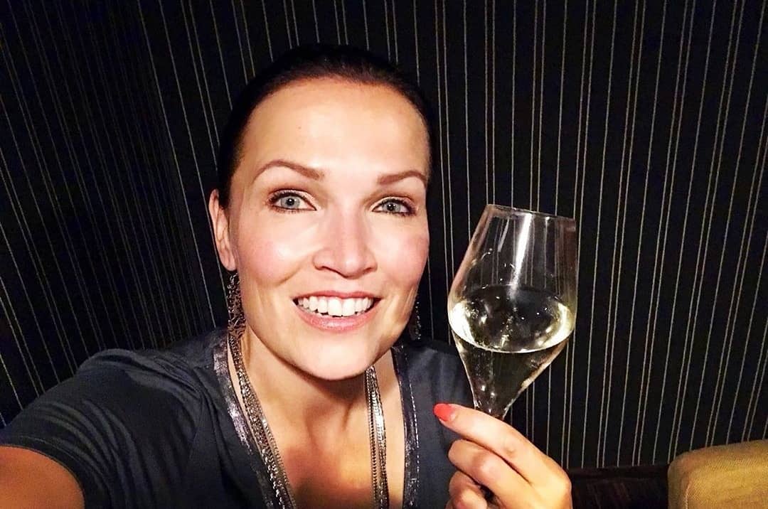 TarjaFrance's tweet photo. " Czech Republic! Happy to be back!! Had fun with @tomaskrausofficial from TV Prima tonight and tomorrow will be rocking with you at @mastersofrock.cz #czechrepublic#mastersofrock2019 #tvinterview #shampaign" - @tarjaofficial via Instagram https://t.co/ZxrnDFyBmP