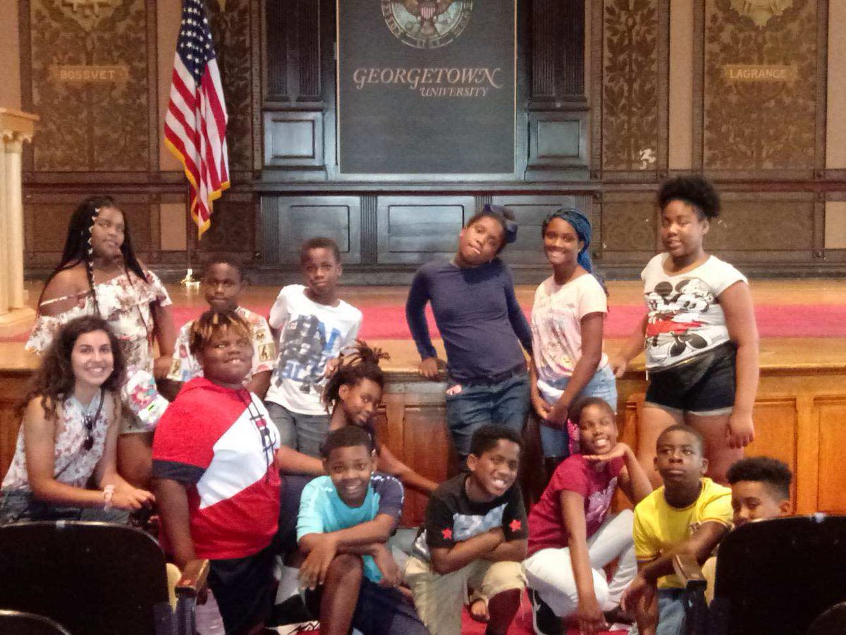 KetchamES's tweet image. Thank you @Georgetown @gucsj and The Summer Institute for Teaching and Learning (SITL) for inviting students from @KetchamES Summer Learning students @OSTP_DCPS visit the campus today for a college tour! @dcpublicschools #SummerLearningFun