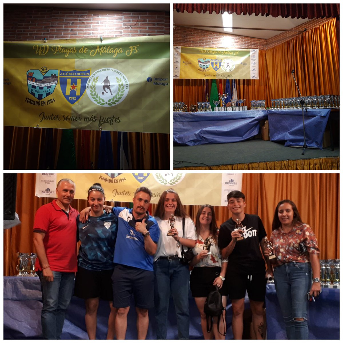 En la entrega de trofeos  fin de temporada de los clubs <a href="/udplayademalaga/">UD PLAYAS DE MALAGA FS</a> <a href="/CDGironFS/">CD Girón FS Oficial</a> <a href="/AtleticoHuelin_/">Atlético Huelin FS</a>  con <a href="/Luis_Verde/">Luis Verde Godoy</a>
