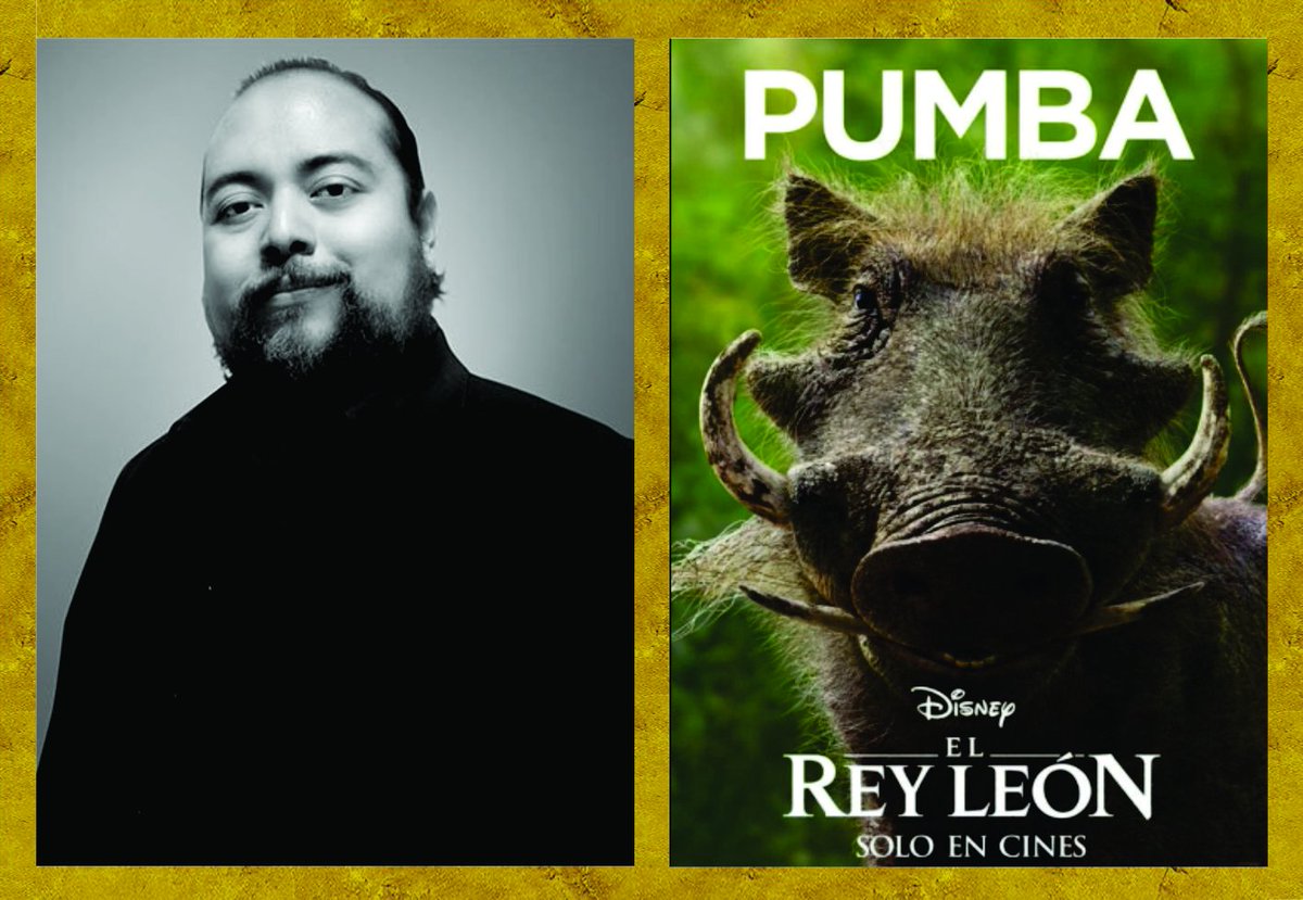 areaArmenia's tweet photo. Conoce a las estrellas detrás del doblaje de " Él Rey León"

Sergio Carranza - Pumba
Luis L. Suárez     - Timón
Roberto Pisano  - Scar
Agustín Aristaran - Kamari https://t.co/SDIp8TtwEi