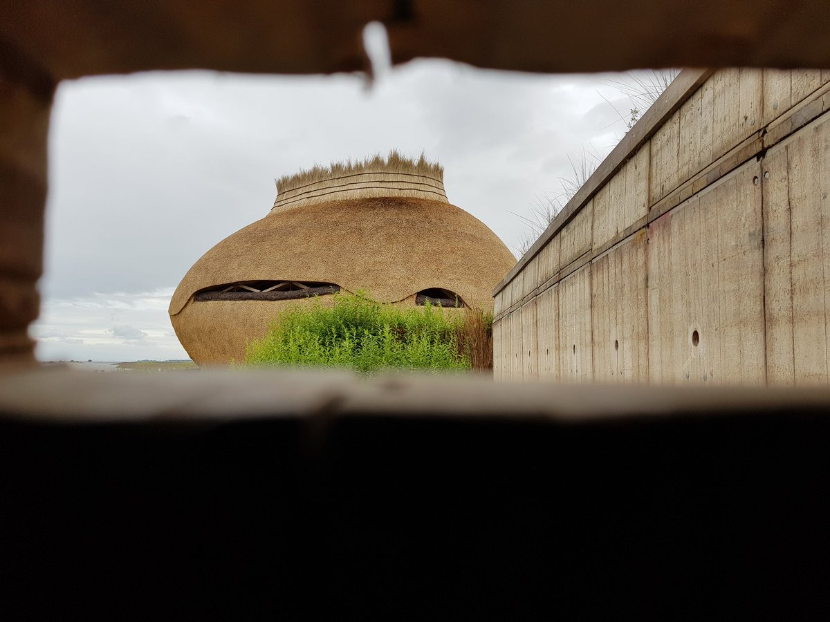 Functioneel spectaculair vogelobservatorium Tij in vogelreservaat Scheelhoek net achter de Haringvlietsluizen op Goeree-Overflakkee (ZH) <a href="/roadarchitecten/">RO&AD Architecten</a>