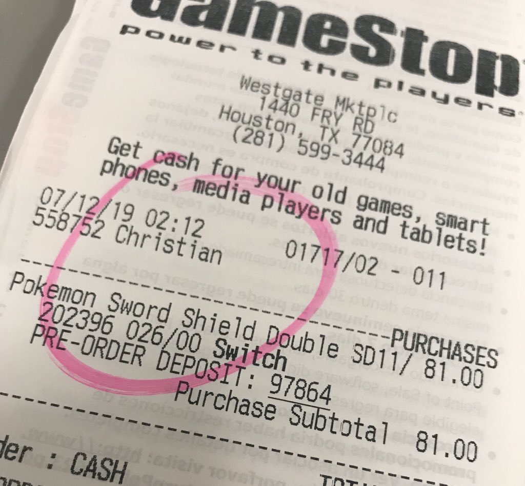 Gamestop Receipt Order Number Psa Gamestop Apologizes