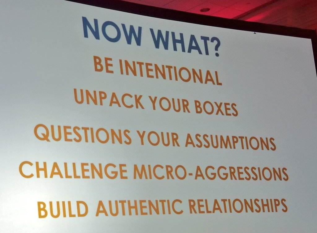 gdeems's tweet photo. "Do you want to win or be right? You can "win" and lose. There is no "them"... there is only "us." - @RishaGrant at @BridgeConf. #Bridge19 #changetheworld https://t.co/0gaIUlgI3U