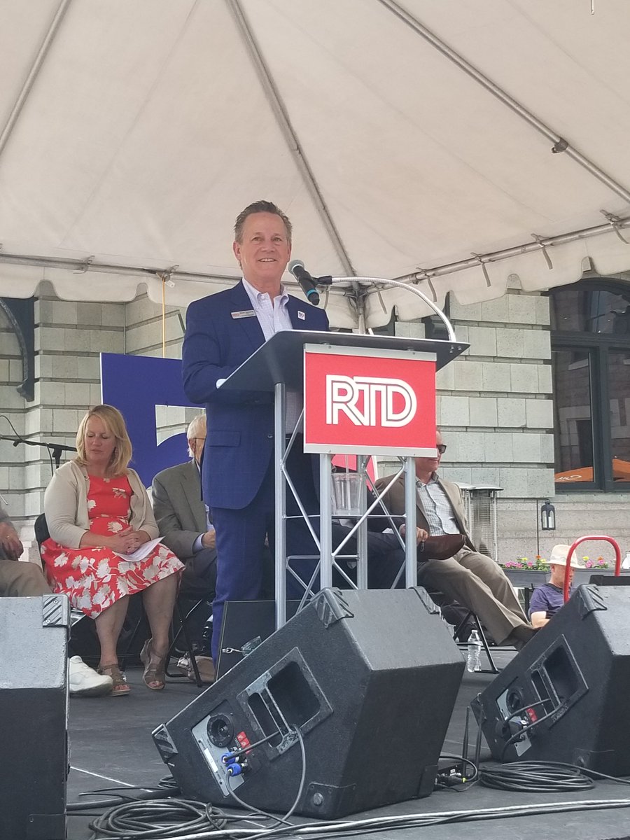 RideRTD's tweet photo. General Manager and CEO Dave Genova recognizing our nearly 3,000 employees and 2,000 contract employees who keep the organization running. #RTDis50 https://t.co/hZEcNFKk1F
