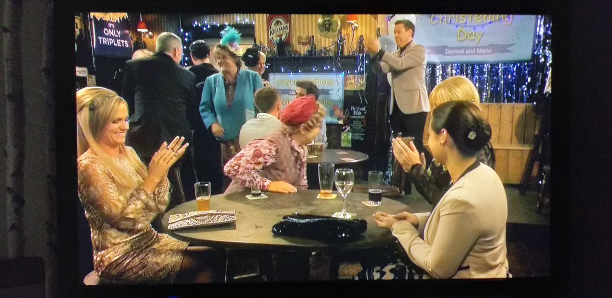 #Continuity check! Can you spot it? OCD alert..😊😂 #MrsBrownsBoys @BBCOne Funny as hell this. Love this show!! #greatcomedy #actorslife