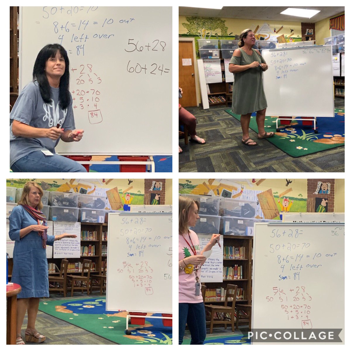 EufaulaPrimary's tweet photo. Finishing strong in our OGAP-Additive Training! Today we demonstrated mental math strategies, played SKUNK, and practiced the Birthday Rule (constant difference).... We are more ready for this school year than EVER! #theEPSway #mathaddsup #countingcounts #AMSTIworks
💯🎯💯🎯💯 https://t.co/TpaHvDZHqZ