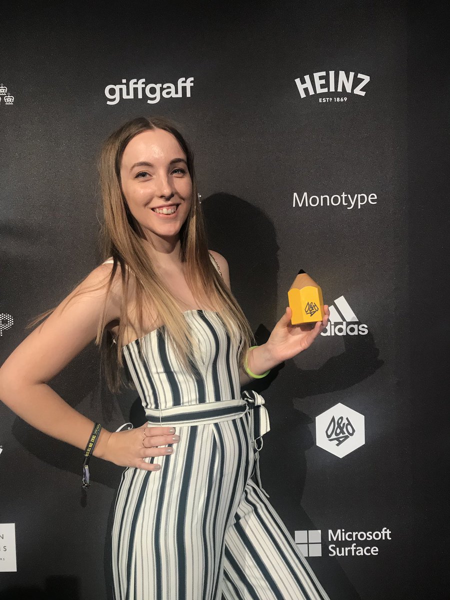 SupercarWedding's tweet photo. It’s A Yellow D&amp;AD New Blood Pencil for the Adidas Brief ✏️
https://t.co/VGW8Jj4xui

#newbloodawards #dandad #yellowpencil #london #graphicdesigners

A fantastic well done to our daughter and her friend for this achievement. https://t.co/r8oS37OaJR
