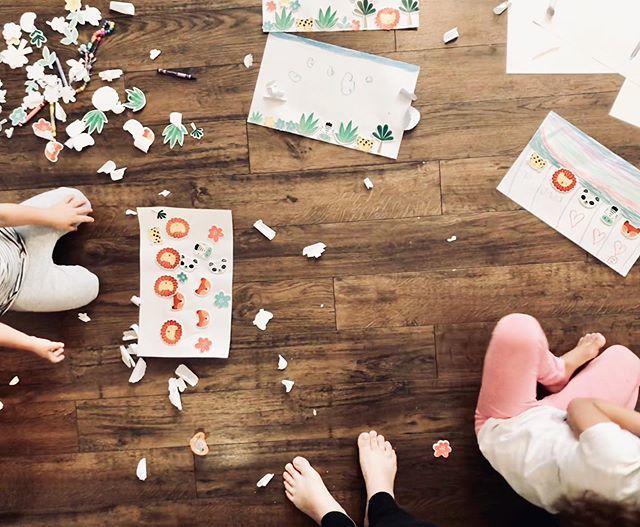 hawthandmain's tweet photo. Trying to embrace the mess! We found some really fun craft supplies at @joann_stores this summer. A big bag of foam stickers and some printer paper have kept these two busy for over an hour! 🙌🏻
.
.
How do you keep your kids entertained during the summer? https://t.co/QPKwCFlLmM https://t.co/O2wIEDvVee