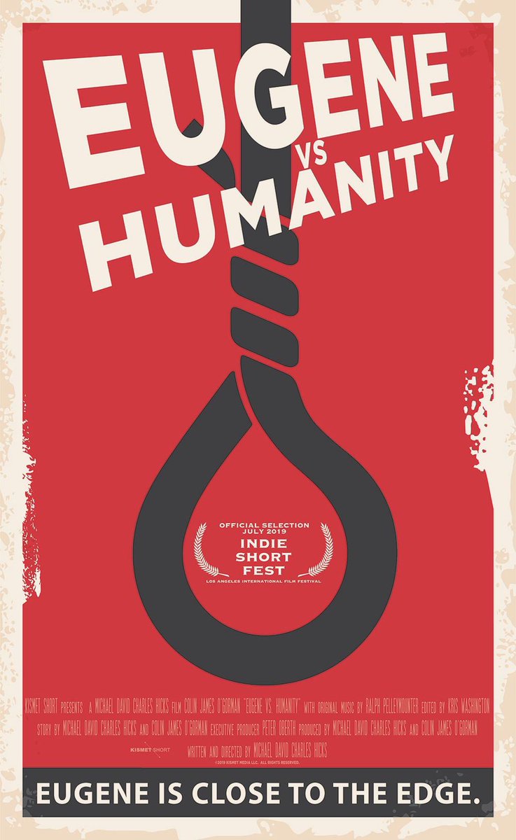 #EugeneVsHumanity is now an official selection to Los Angeles International Film Festival's Indie Short Fest! @Fest_short